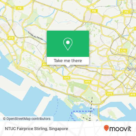 NTUC Fairprice Stirling map