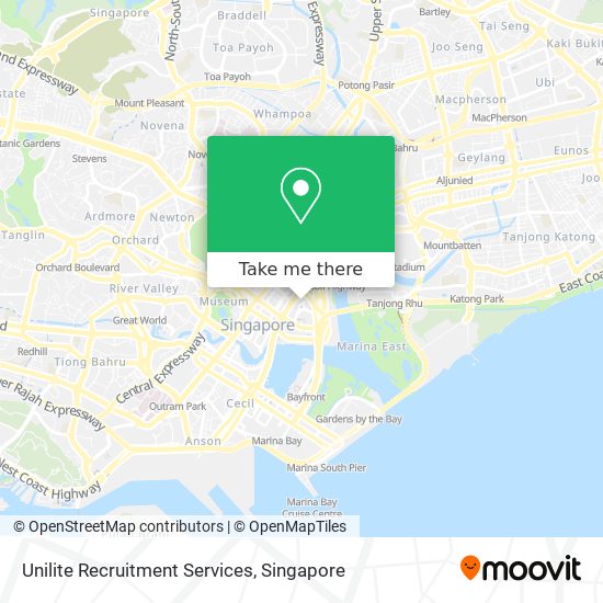 Unilite Recruitment Services map