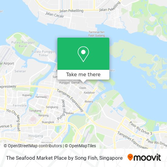 The Seafood Market Place by Song Fish map