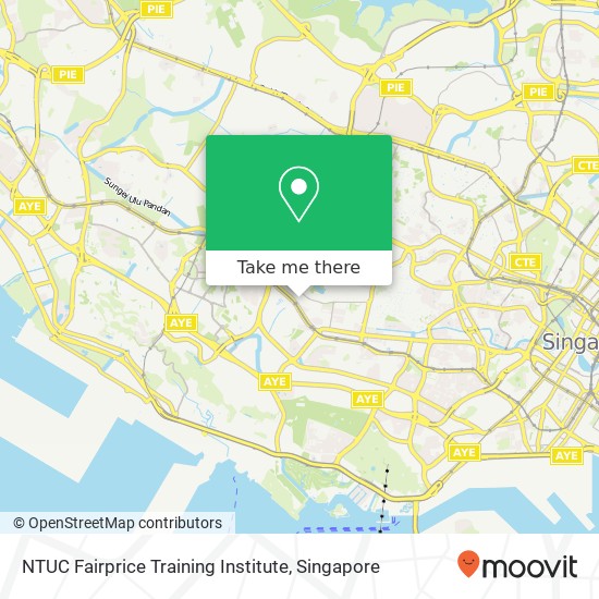 NTUC Fairprice Training Institute map