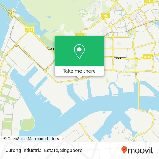 Jurong Industrial Estate map