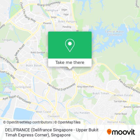 DELIFRANCE (Delifrance Singapore - Upper Bukit Timah Express Corner) map