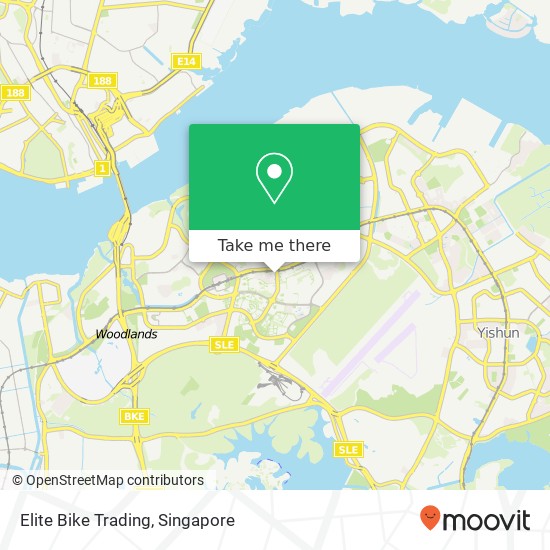 Elite Bike Trading map