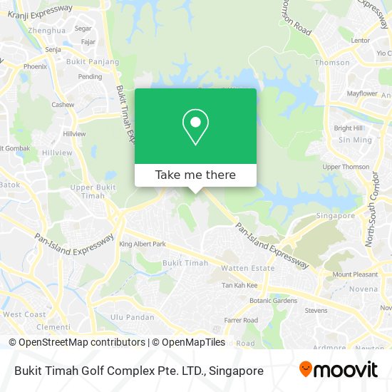 Bukit Timah Golf Complex Pte. LTD. map