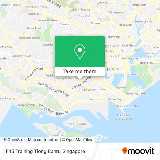 F45 Training Tiong Bahru地图