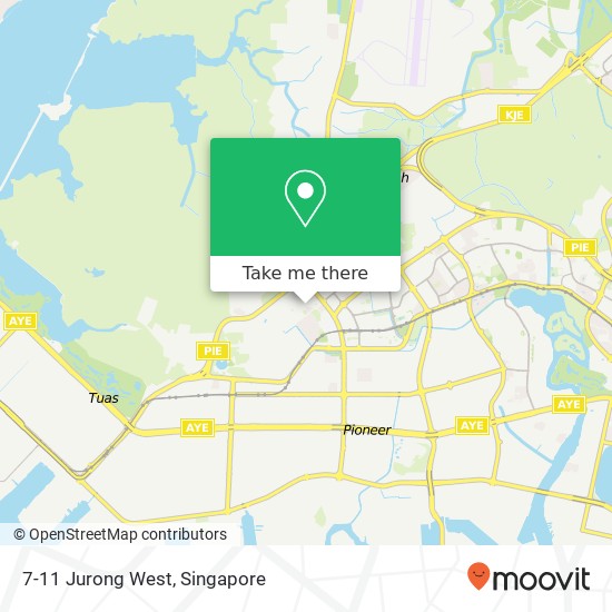 7-11 Jurong West map
