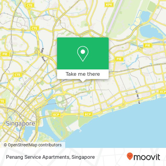 Penang Service Apartments map