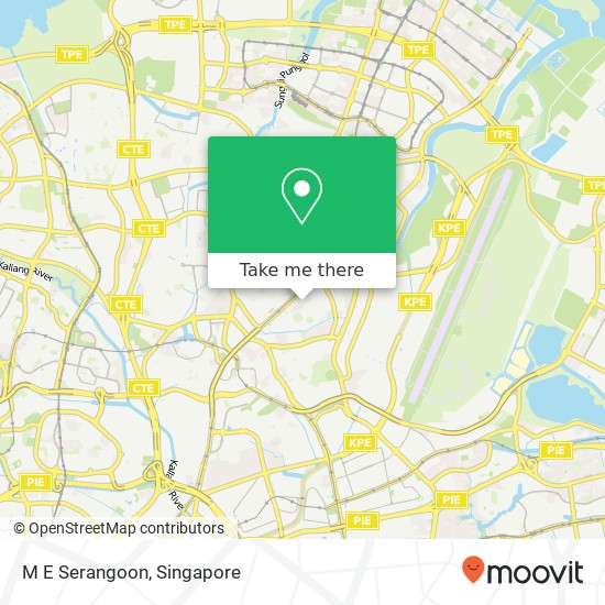 M E Serangoon map