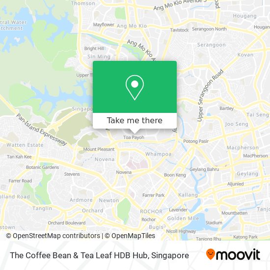 The Coffee Bean & Tea Leaf HDB Hub地图