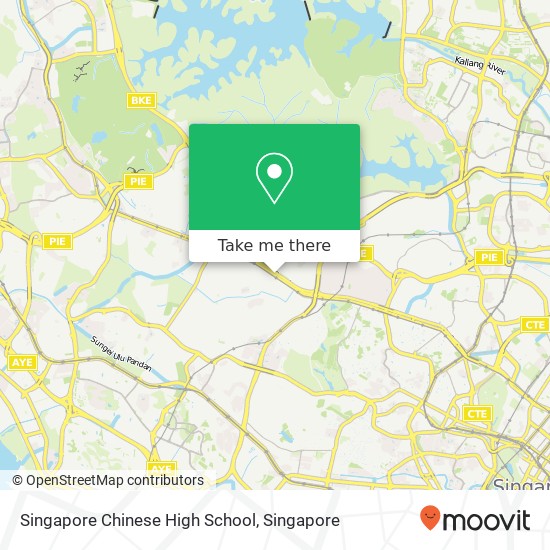 Singapore Chinese High School map