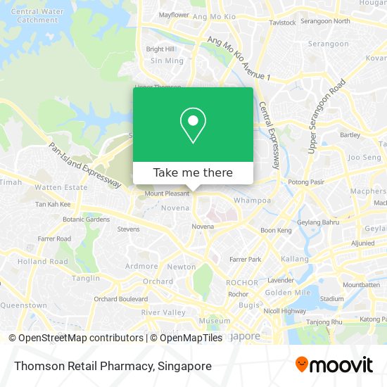 Thomson Retail Pharmacy map