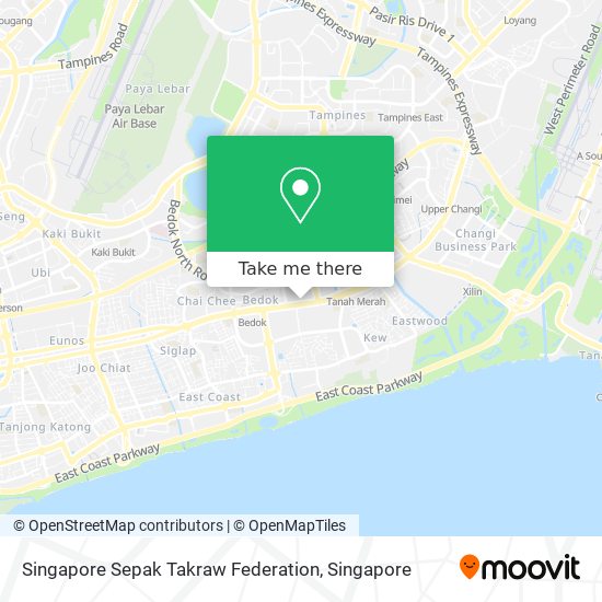 Singapore Sepak Takraw Federation map