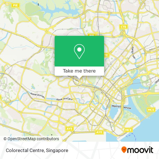 Colorectal Centre map