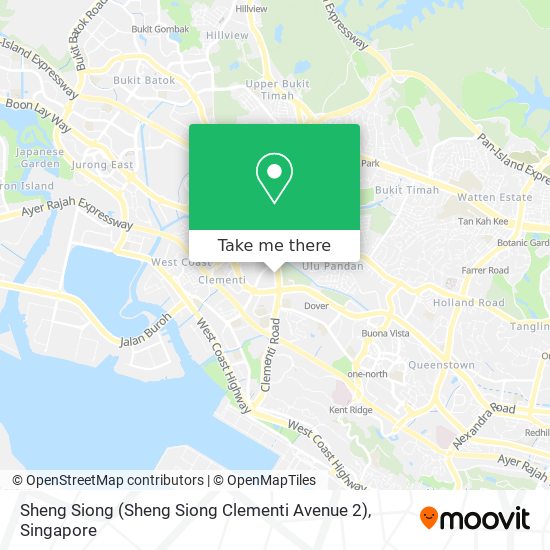 Sheng Siong (Sheng Siong Clementi Avenue 2) map