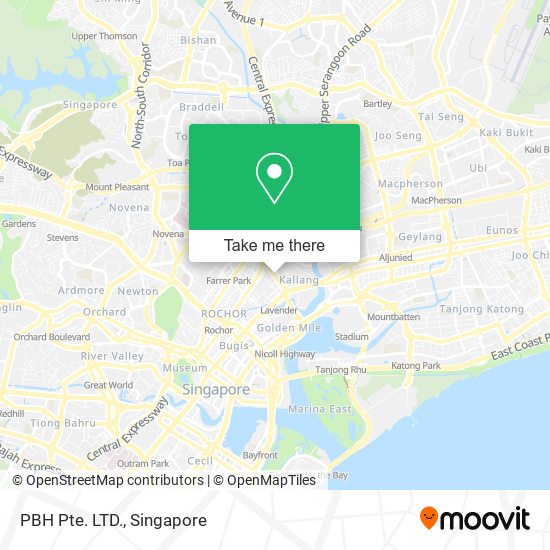 PBH Pte. LTD. map