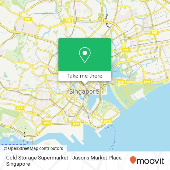 Cold Storage Supermarket - Jasons Market Place map