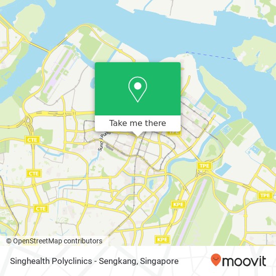 Singhealth Polyclinics - Sengkang map