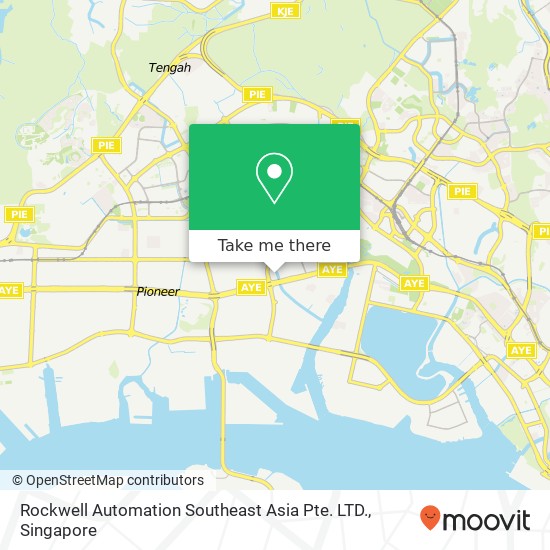 Rockwell Automation Southeast Asia Pte. LTD. map