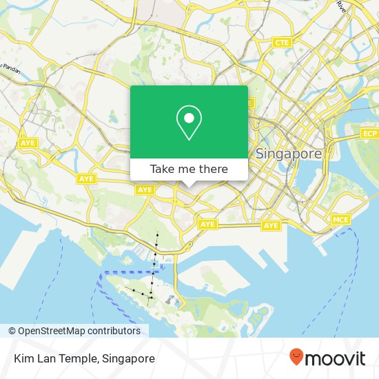 Kim Lan Temple map