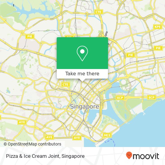 Pizza & Ice Cream Joint map