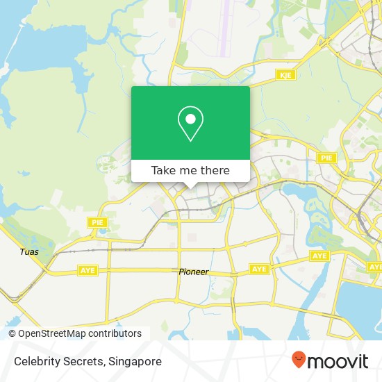 Celebrity Secrets map