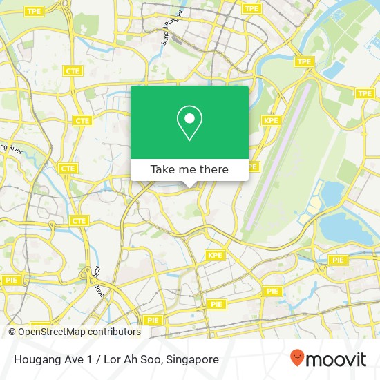 Hougang Ave 1 / Lor Ah Soo地图