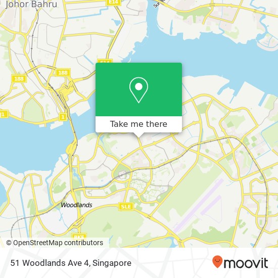 51 Woodlands Ave 4地图