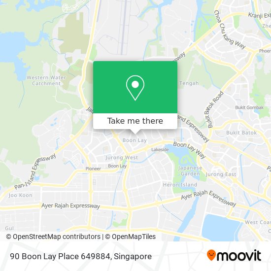 90 Boon Lay Place 649884 map
