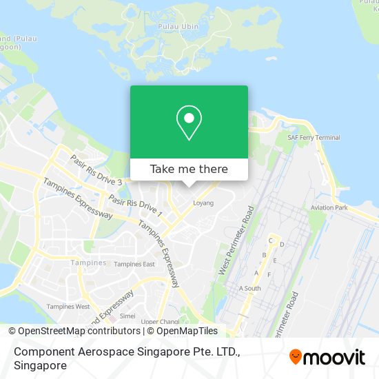 Component Aerospace Singapore Pte. LTD. map