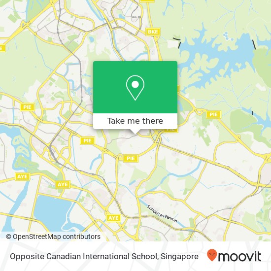 Opposite Canadian International School map