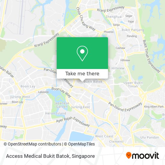 Access Medical Bukit Batok地图