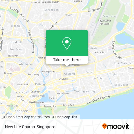 New Life Church map