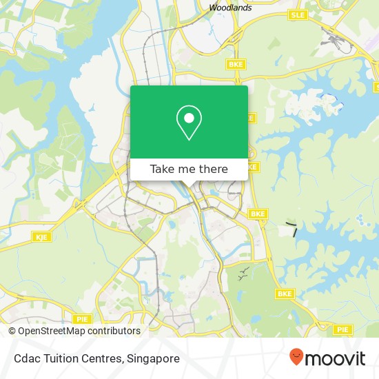 Cdac Tuition Centres map