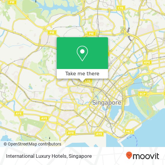 International Luxury Hotels map