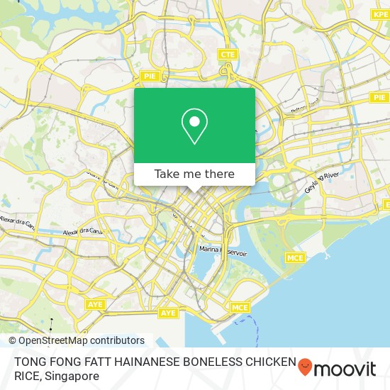TONG FONG FATT HAINANESE BONELESS CHICKEN RICE地图