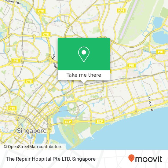 The Repair Hospital Pte LTD map