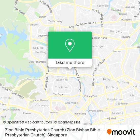 Zion Bible Presbyterian Church map
