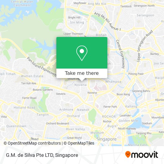 G.M. de Silva Pte LTD map