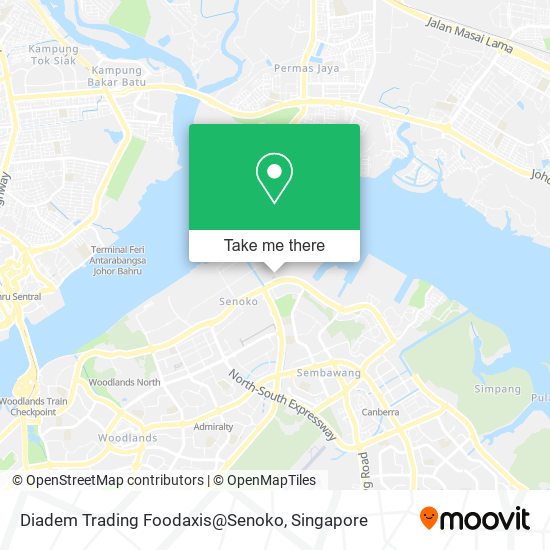 Diadem Trading Foodaxis@Senoko map