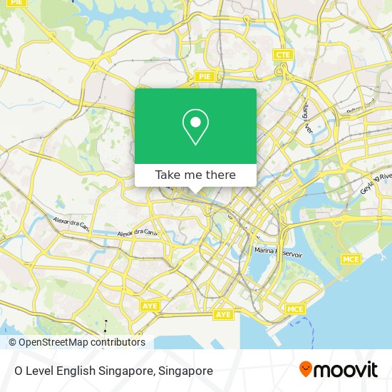 O Level English Singapore map