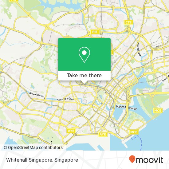 Whitehall Singapore map