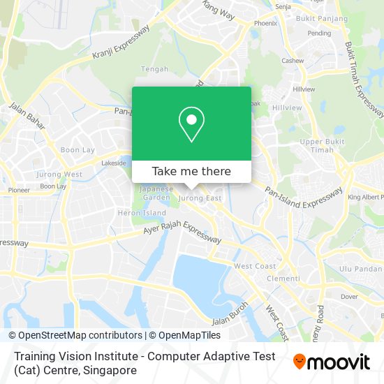 Training Vision Institute - Computer Adaptive Test (Cat) Centre map