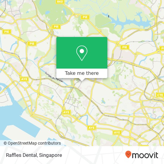 Raffles Dental map