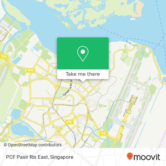 PCF Pasir Ris East map