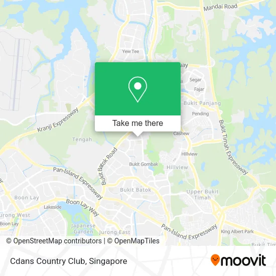 Cdans Country Club map