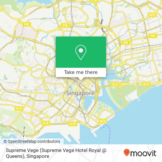 Supreme Vege (Supreme Vege Hotel Royal @ Queens) map