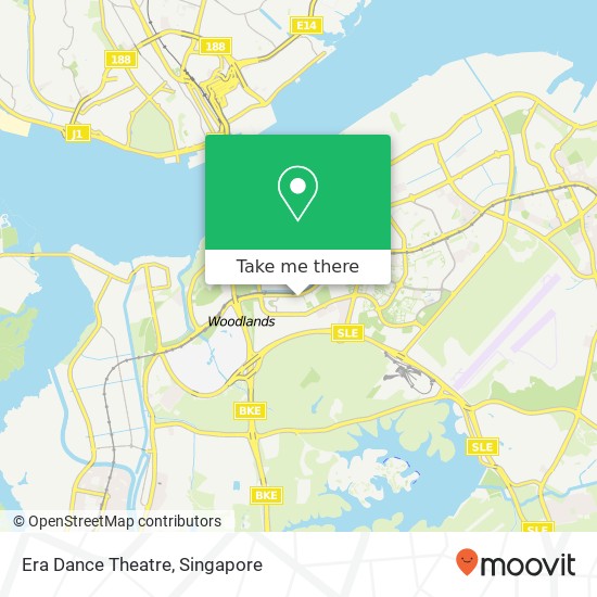 Era Dance Theatre map