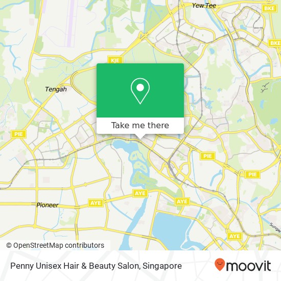 Penny Unisex Hair & Beauty Salon map