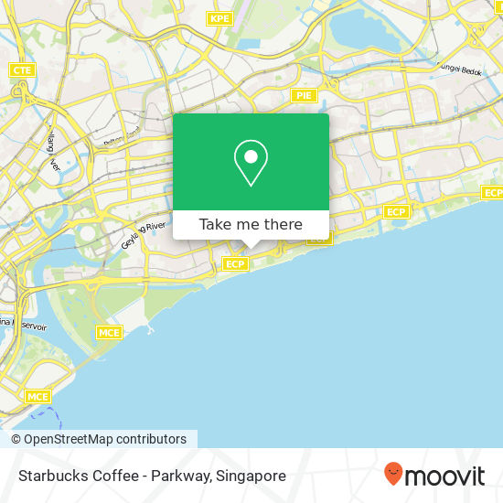 Starbucks Coffee - Parkway map