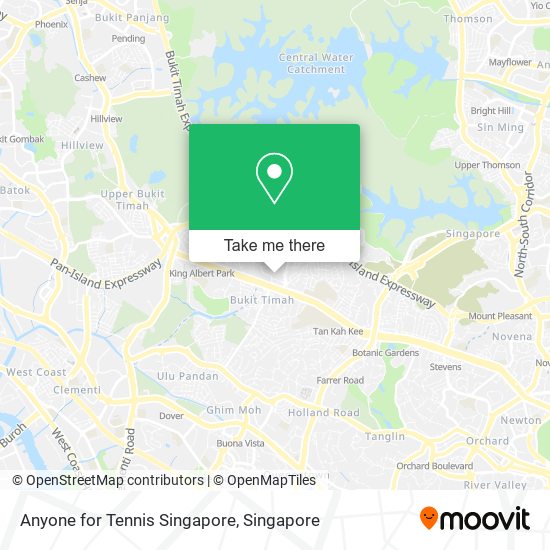 Anyone for Tennis Singapore map